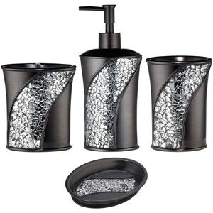 Popular Bath Sinatra Bath Set, 4PC, ORB